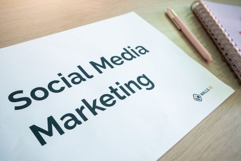 Content marketing strategy planning document on a desk
